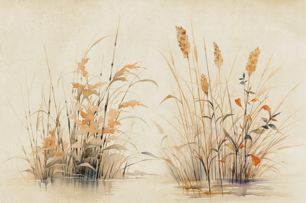 Aquarel van planten Aquarel van planten