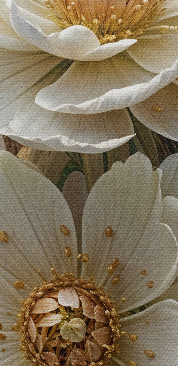 Groep witte bloemen Groep witte bloemen
