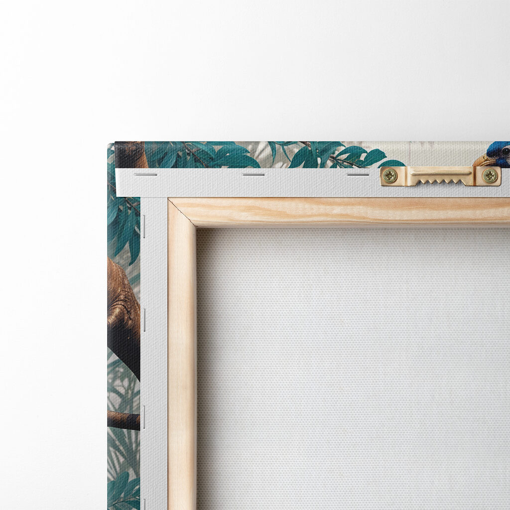 Peacock on a tree branch