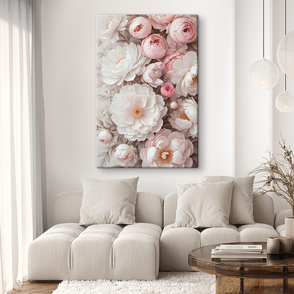 Groep witte en roze bloemen Groep witte en roze bloemen