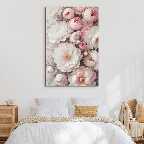 Groep witte en roze bloemen Groep witte en roze bloemen