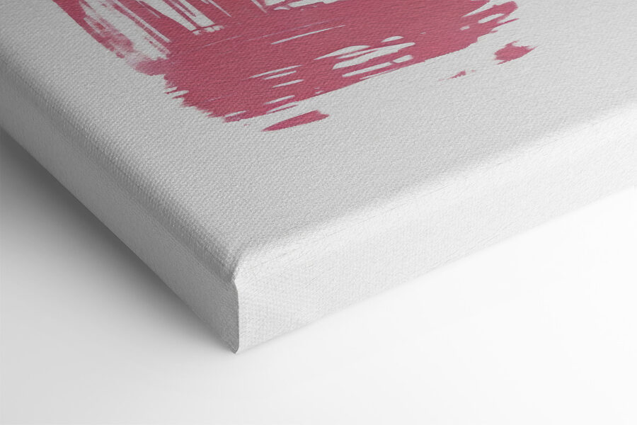 Roze geschilderd woord Roze geschilderd woord