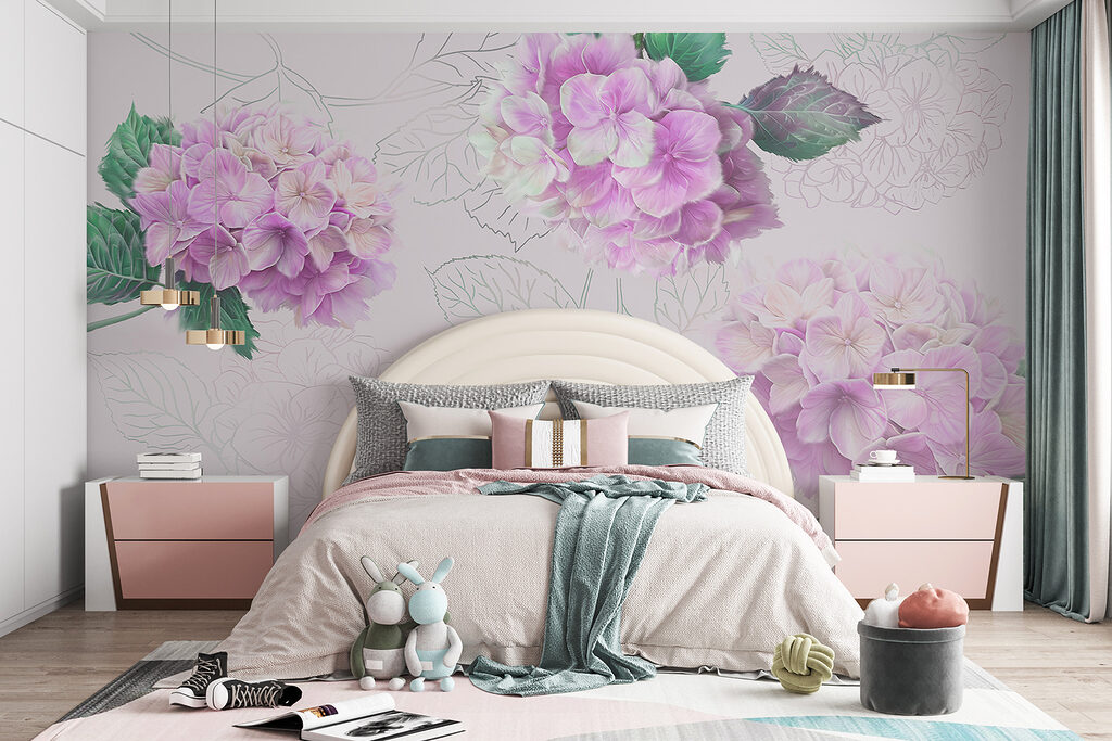 Group of purple flowers