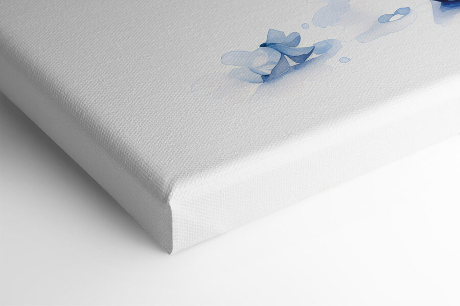 Aquarel van een vaas met bloemen