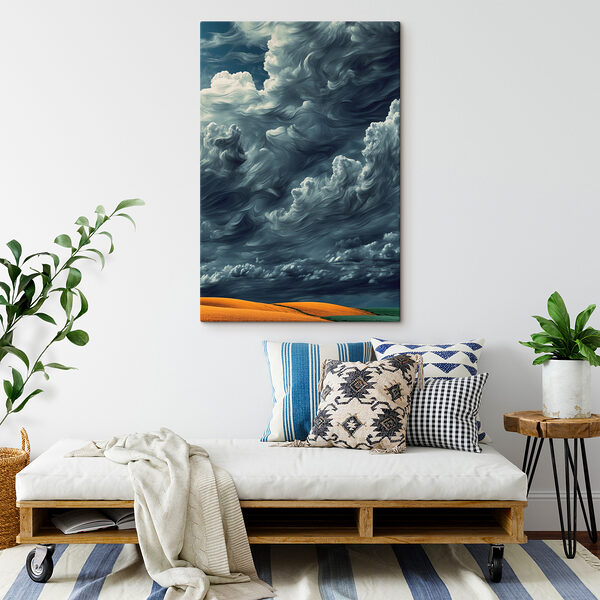 Bewolkte lucht met veel wolken Bewolkte lucht met veel wolken