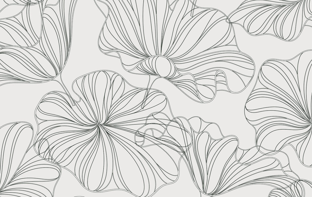 Bloemenpatroon op witte achtergrond Bloemenpatroon op witte achtergrond