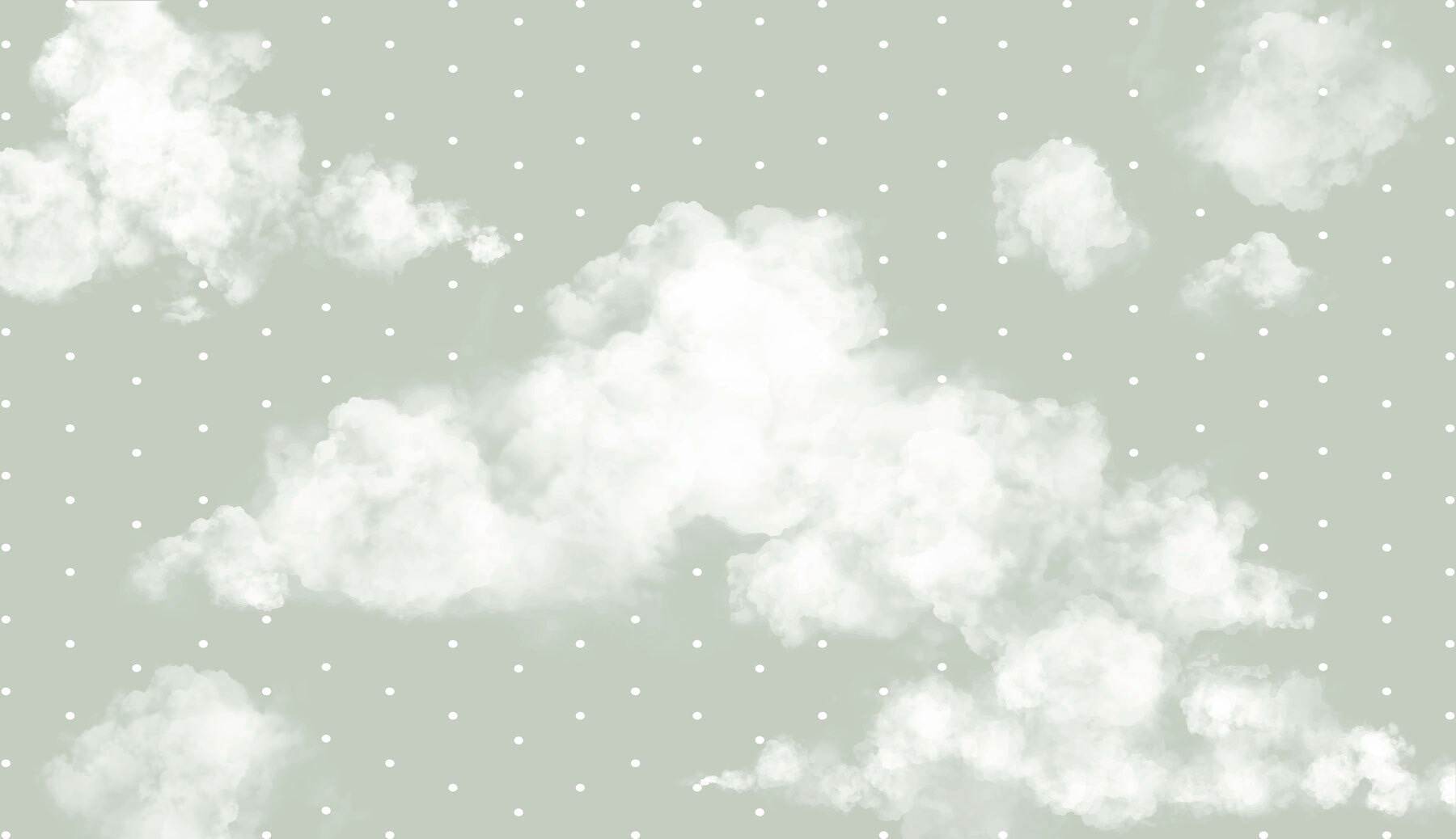 White clouds in the sky