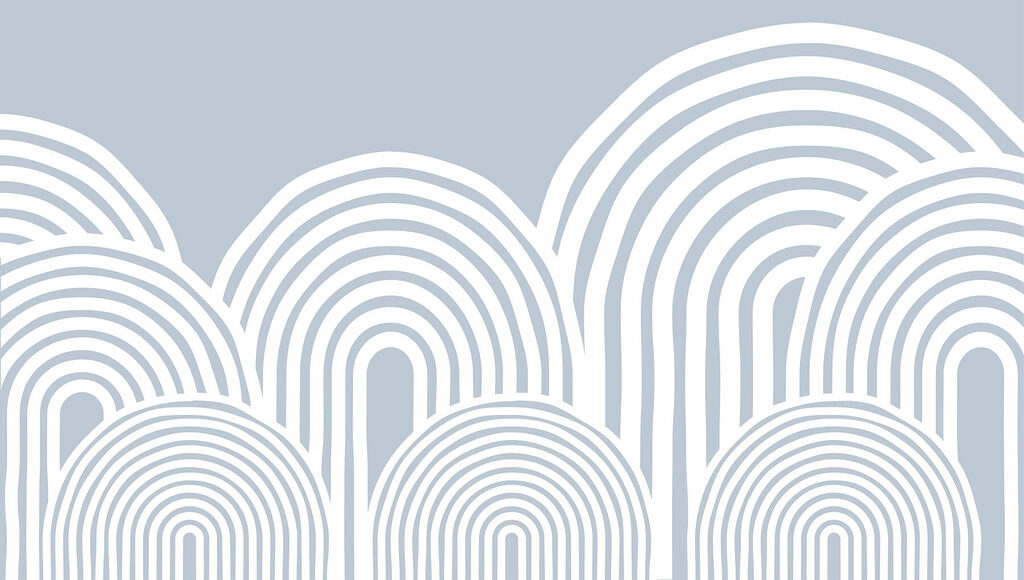 White and gray background with white lines