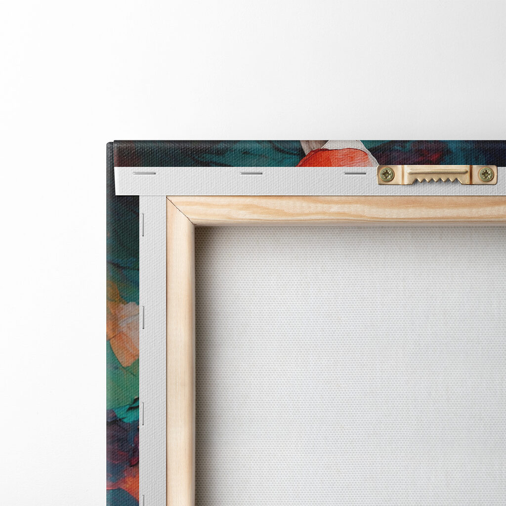 Colorful painted treble clef