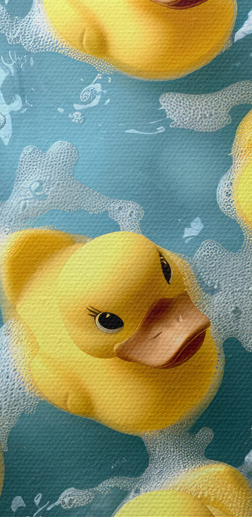 Group of yellow rubber ducks in a pool Group of yellow rubber ducks in a pool