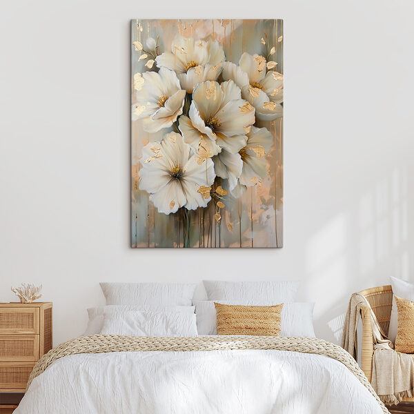 Elegante bloemen met metallic details. Elegante bloemen met metallic details.