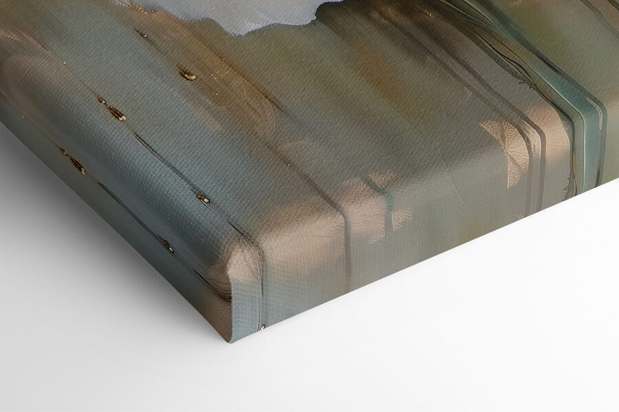 Elegante bloemen met metallic details.