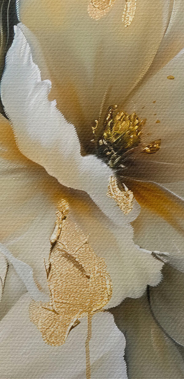 Elegante bloemen met metallic details. Elegante bloemen met metallic details.