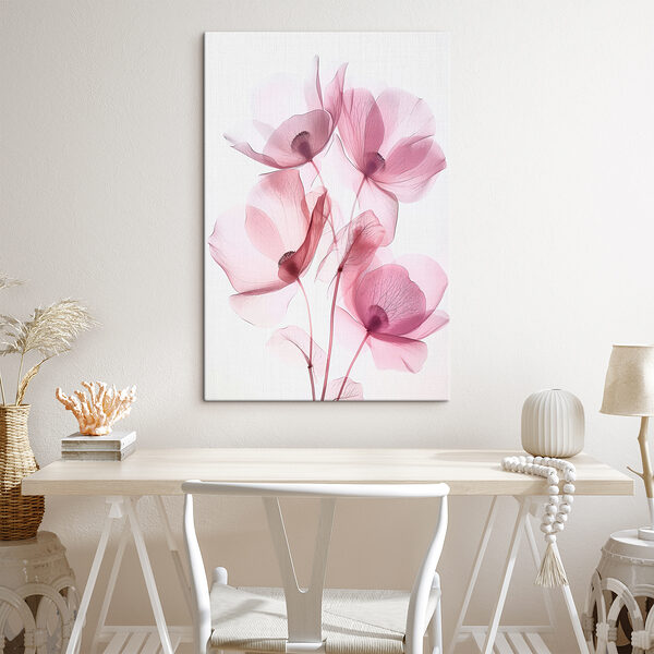 Groep roze bloemen Groep roze bloemen
