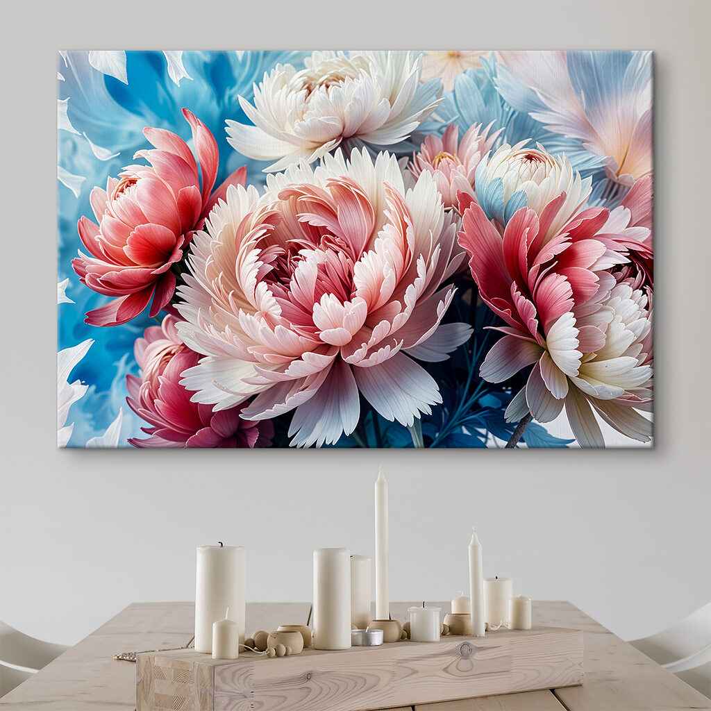 Vibrant blooms in harmonious colors