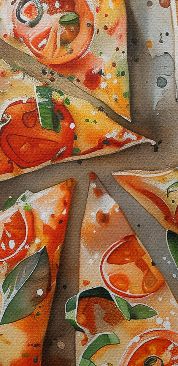 Pizza met tomaten en basilicum Pizza met tomaten en basilicum