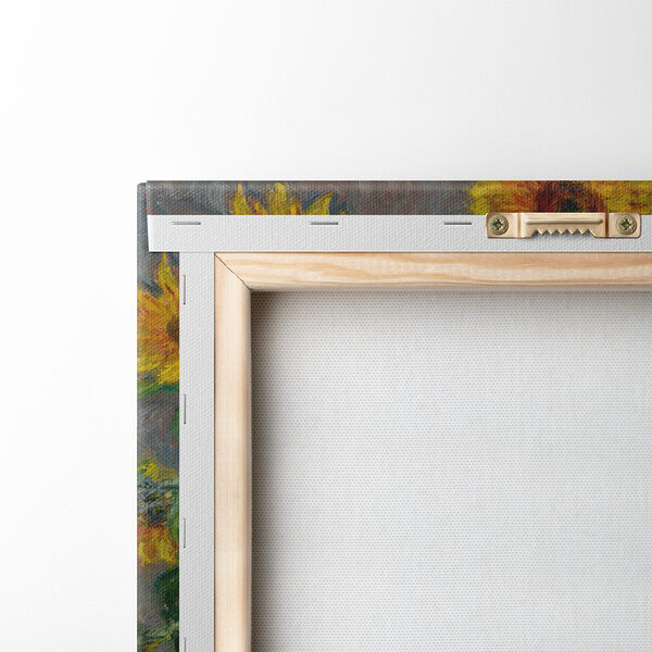 Schilderij van zonnebloemen in een vaas Schilderij van zonnebloemen in een vaas