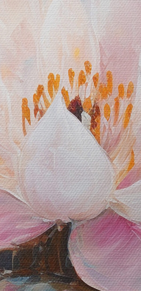 Schilderij van een bloem Schilderij van een bloem