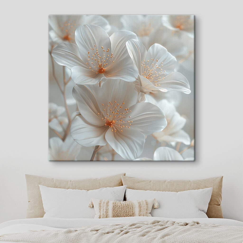 Group of white flowers