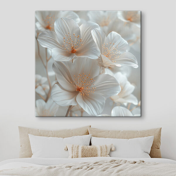 Group of white flowers