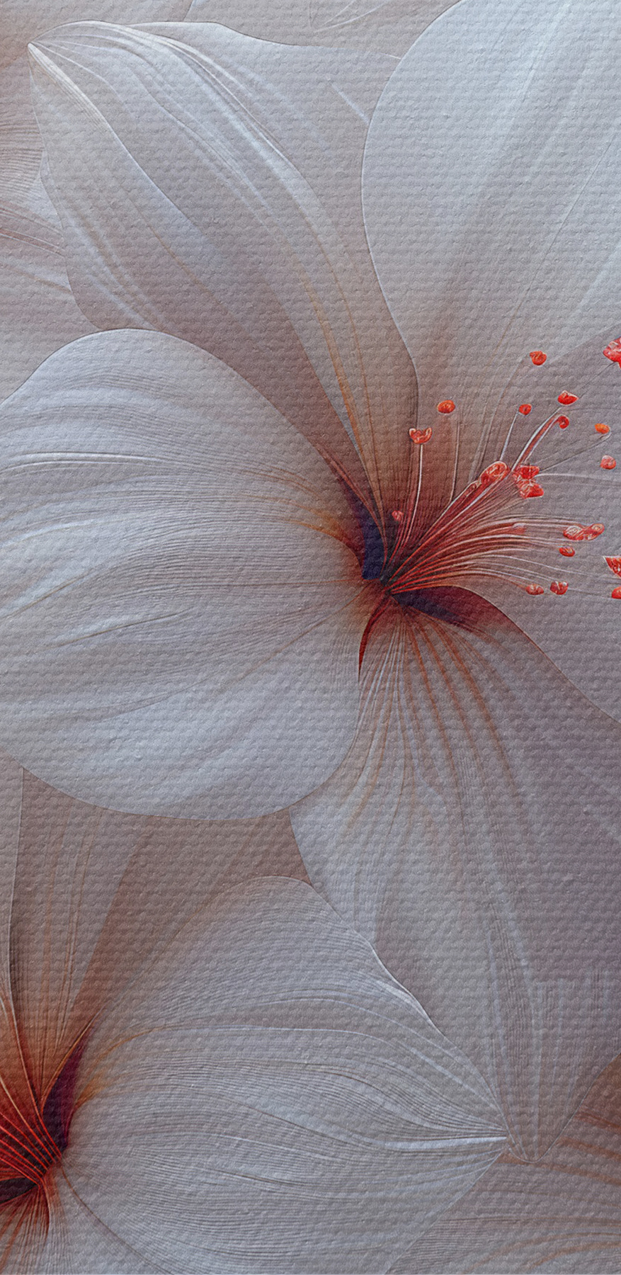 Groep witte bloemen