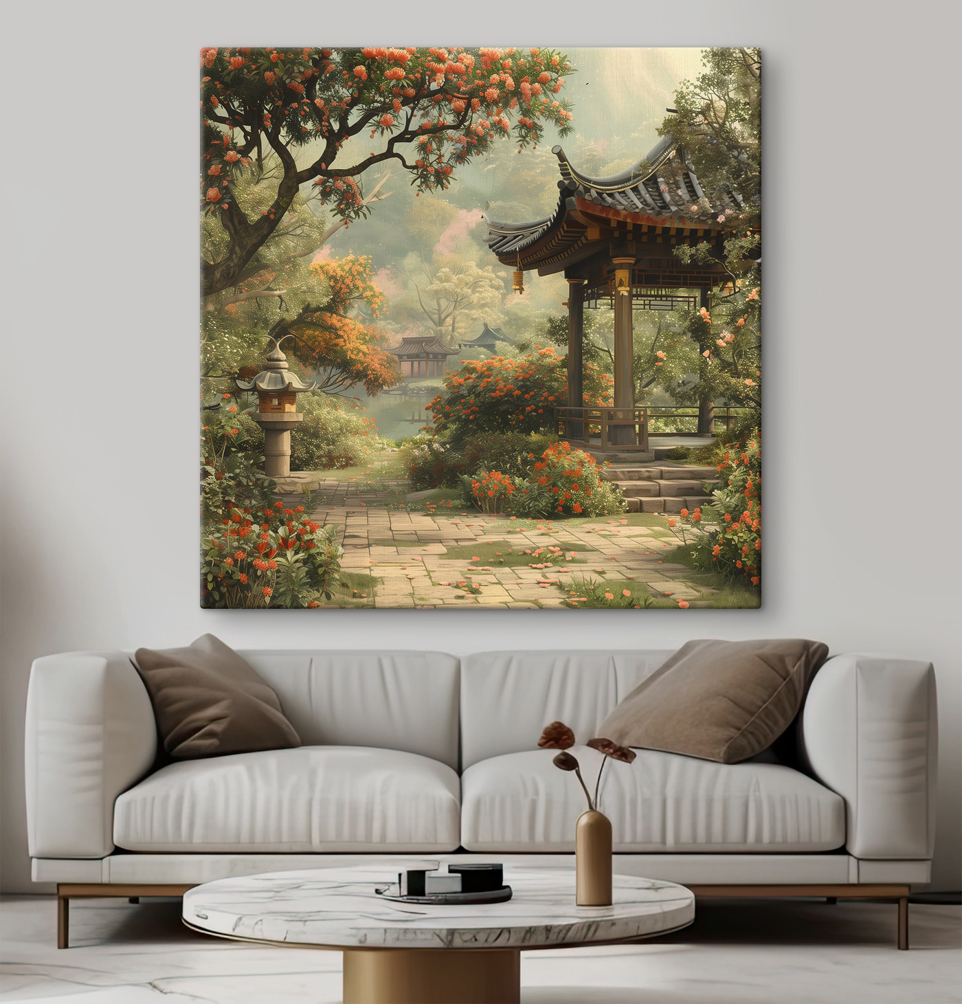 Gazebo in a garden Gazebo in a garden