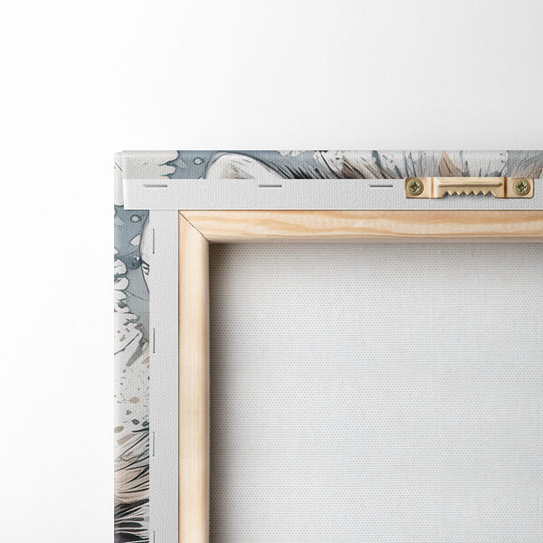 Wasbeer met aquarel spatten Wasbeer met aquarel spatten