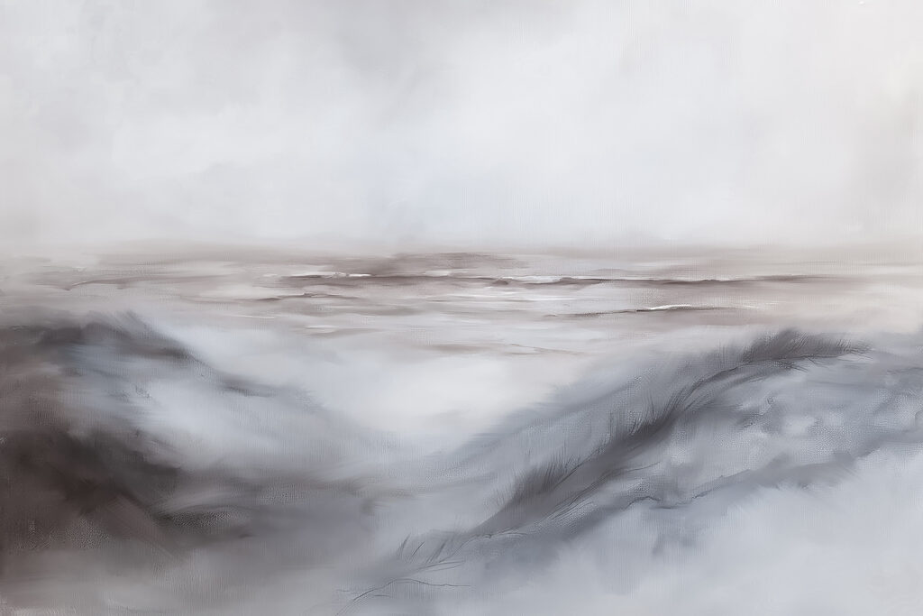 Schilderij van een landschap Schilderij van een landschap