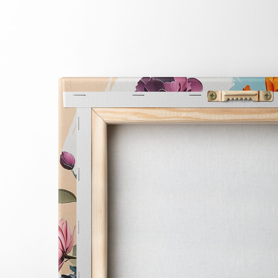 Vaas met bloemen erin