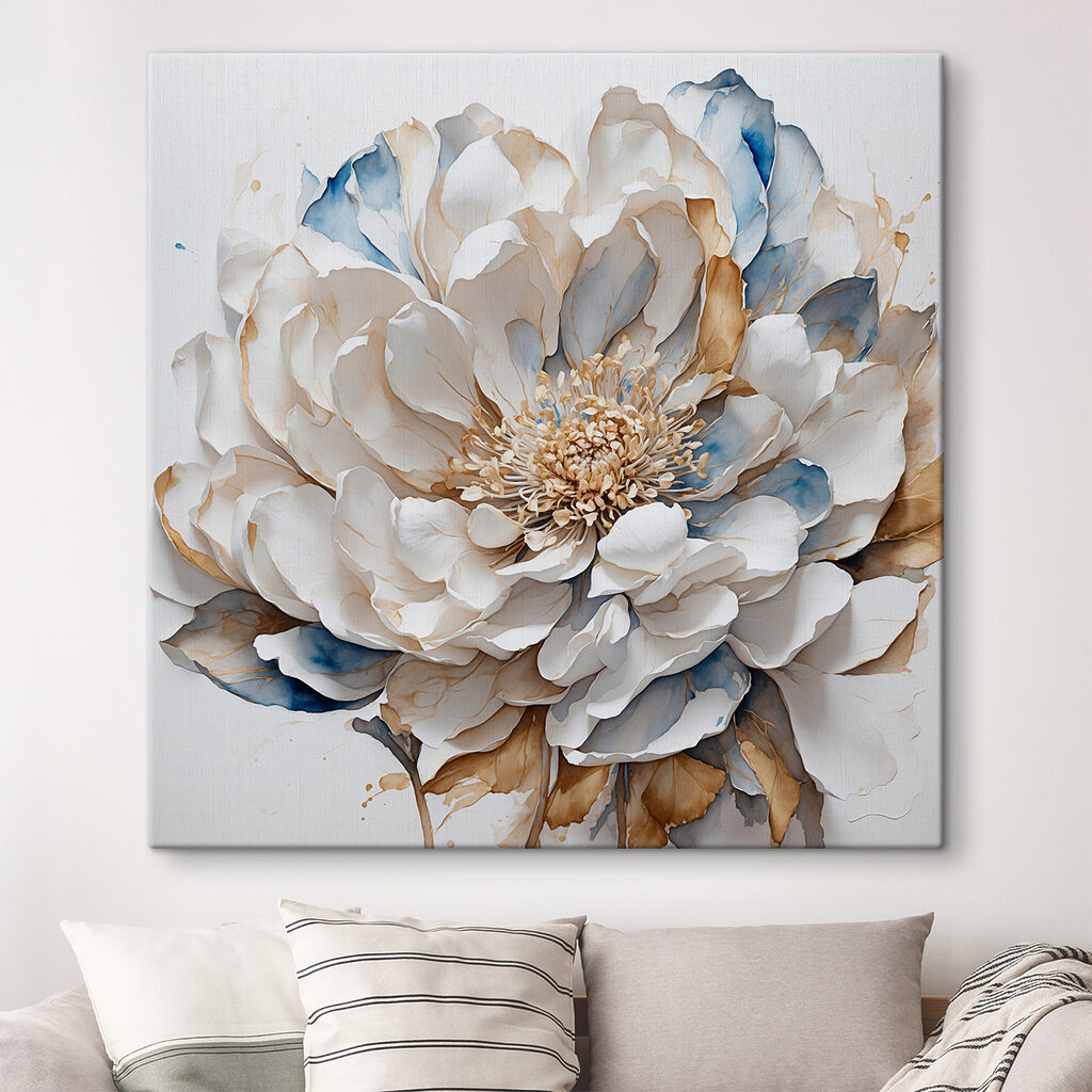 Elegant floral artistry in soft tones