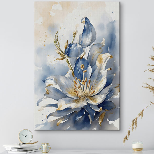 Aquarel van een bloem Aquarel van een bloem