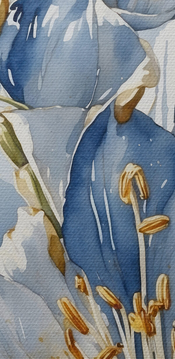 Aquarel van een bloem Aquarel van een bloem