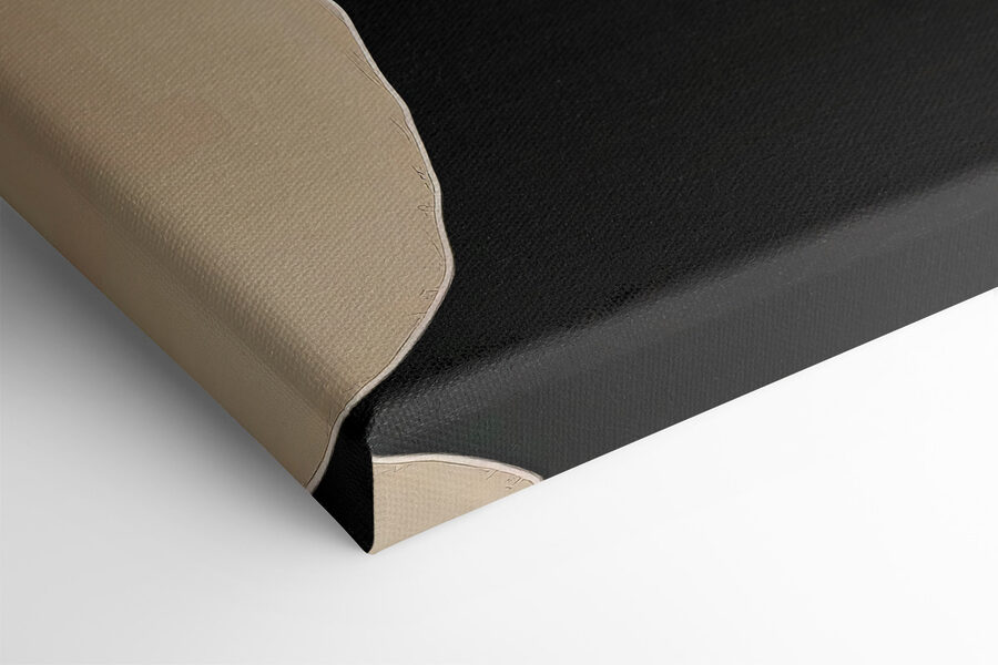 Abstracte elegantie met gedurfde streken.