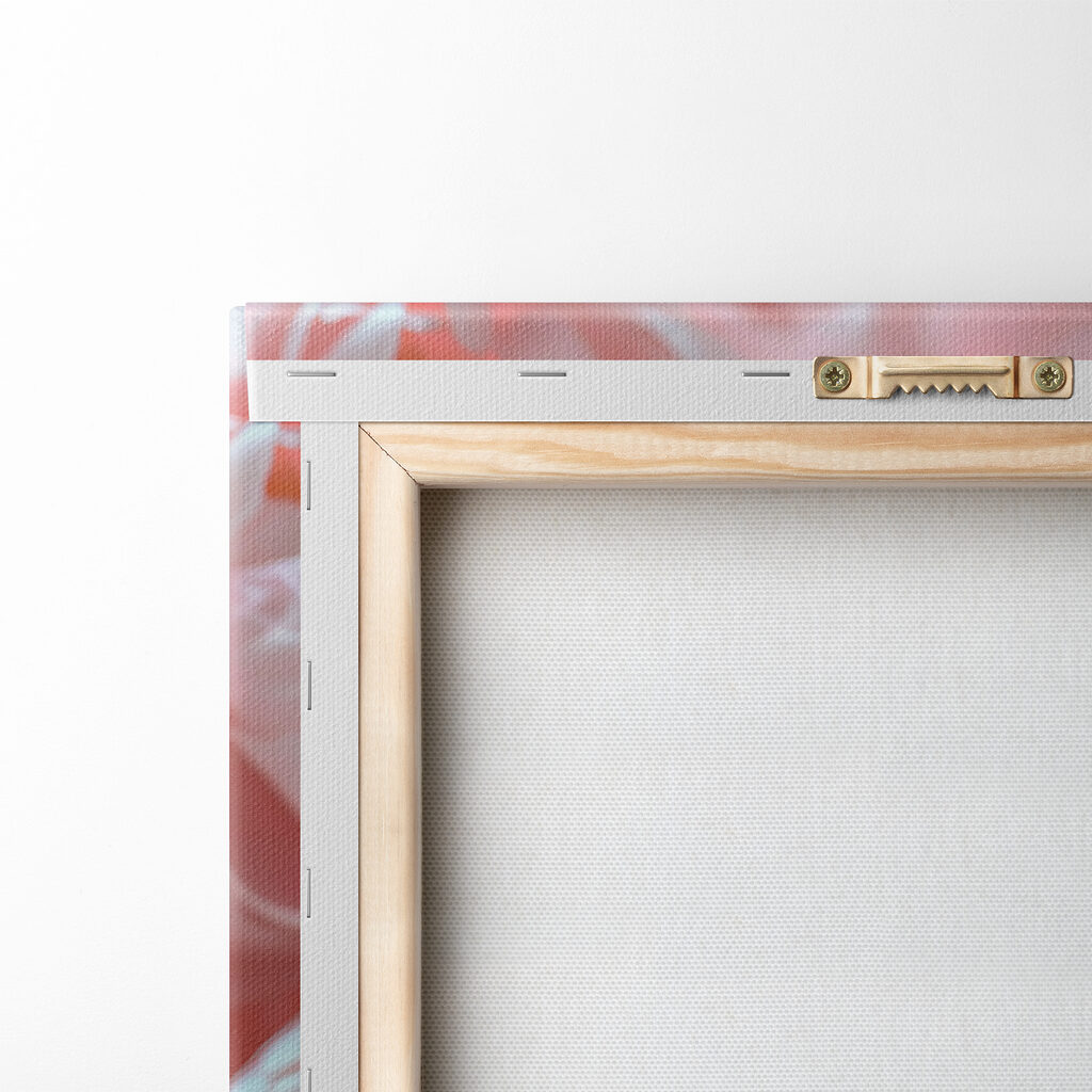 White snake in pink flowers