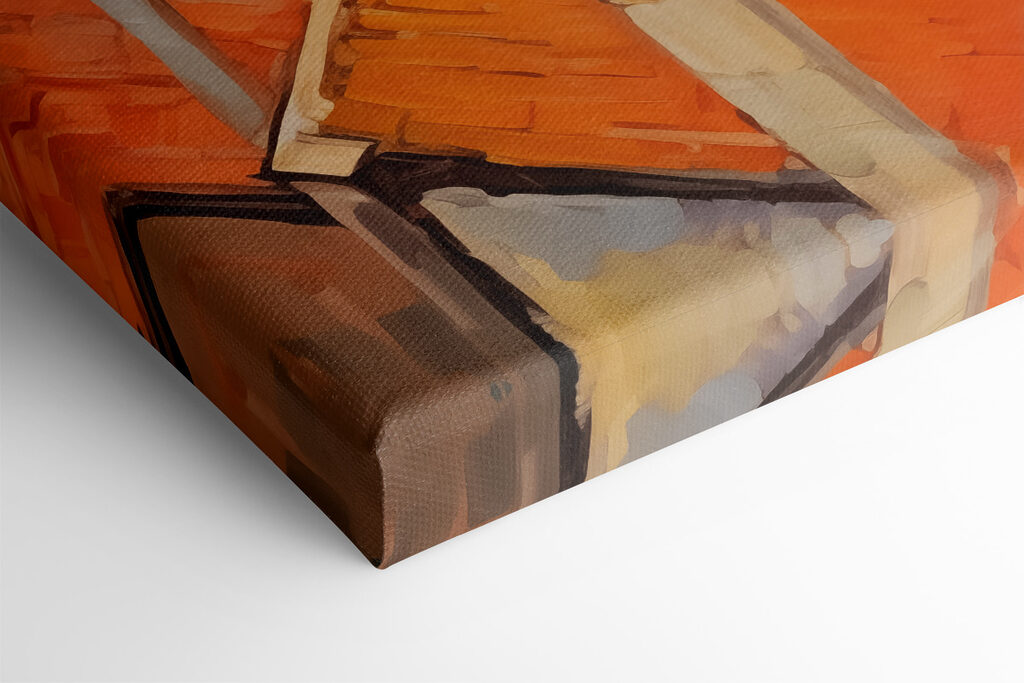 Painting of a city