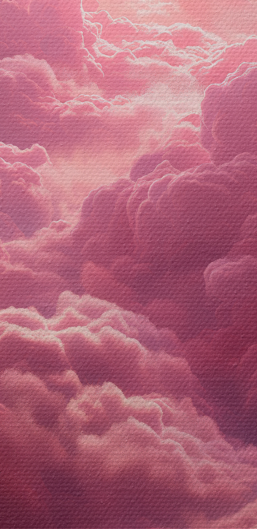 Roze wolken en de zon