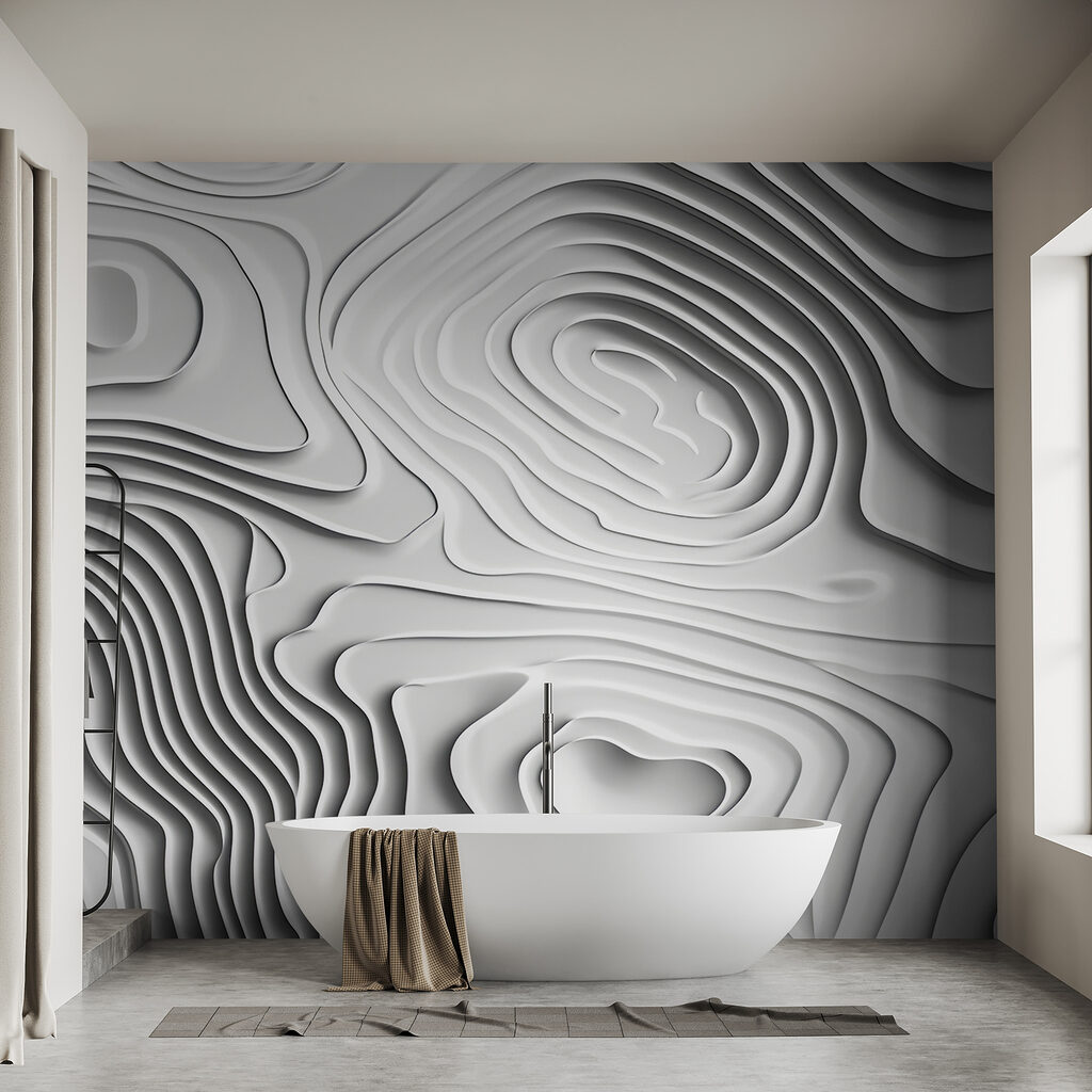 White surface with lines and shapes White surface with lines and shapes