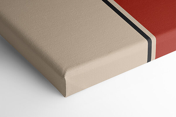 Colorful art piece with circles and lines