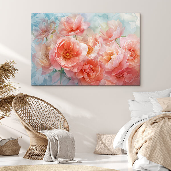 Groep roze bloemen Groep roze bloemen