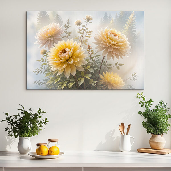Groep gele bloemen Groep gele bloemen