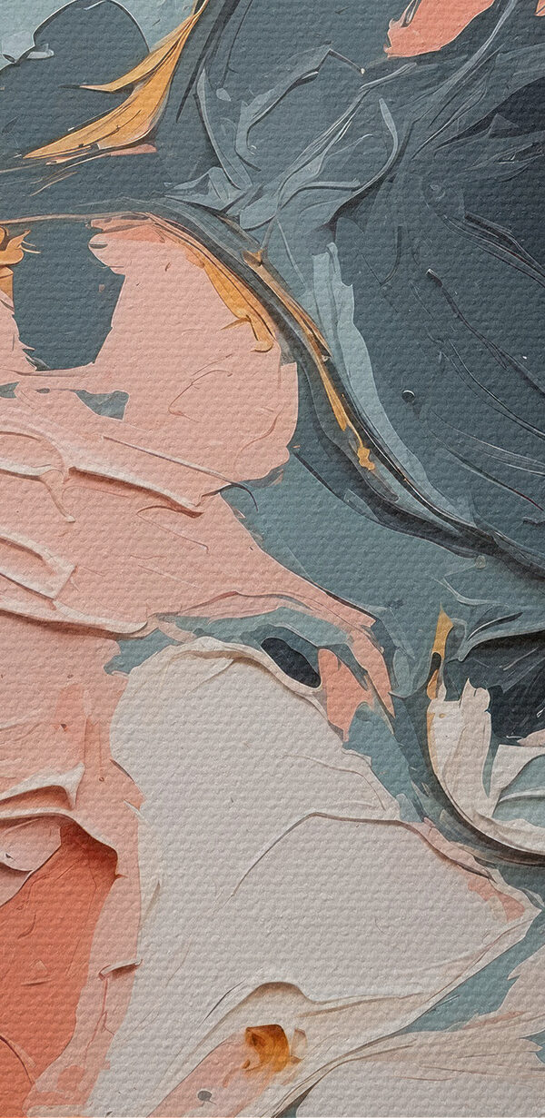 Close-up van een schilderij Close-up van een schilderij