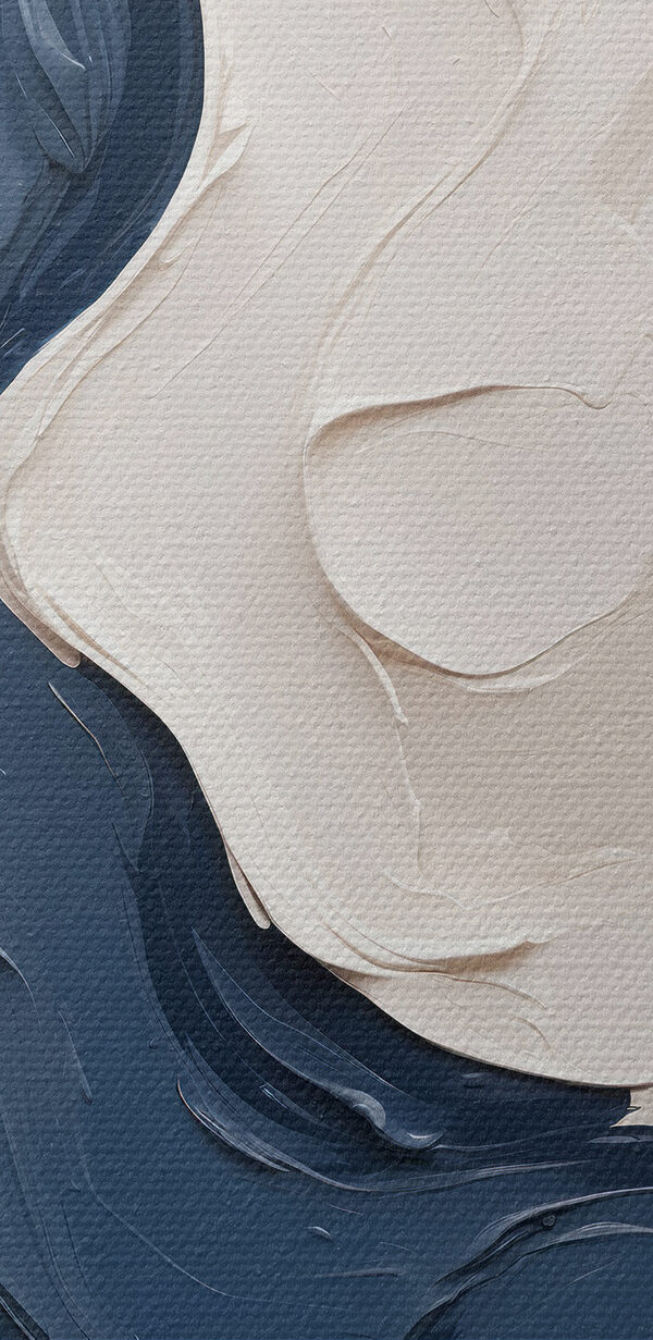 Blauwe en witte verf Blauwe en witte verf