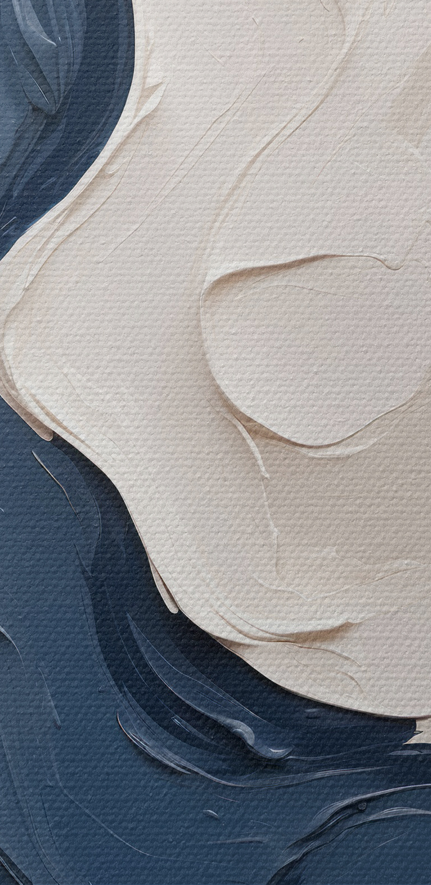Blauwe en witte verf