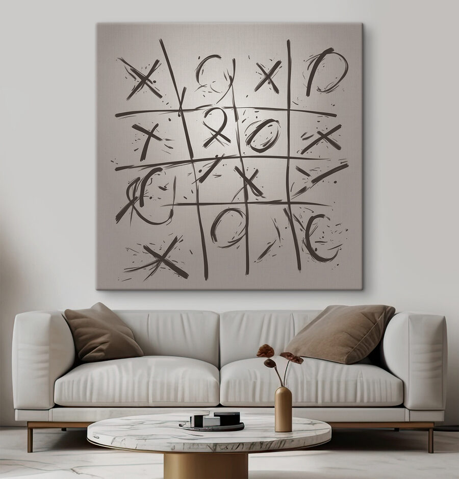 Spel van tic tac toe Spel van tic tac toe