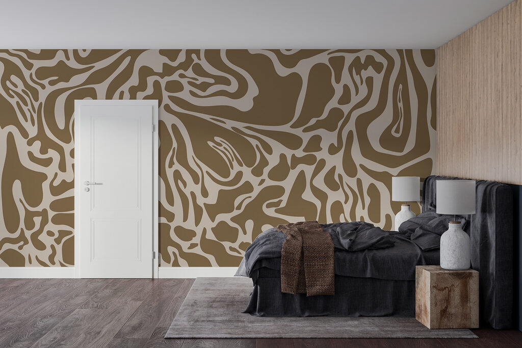 Brown and white pattern