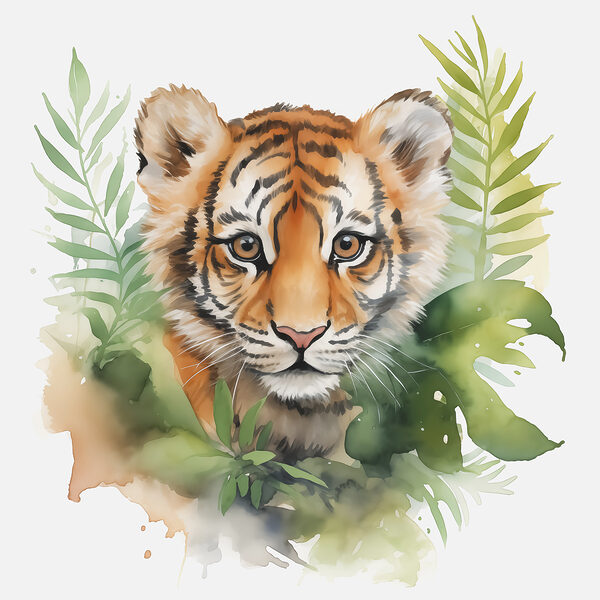 Tijger in de jungle Tijger in de jungle