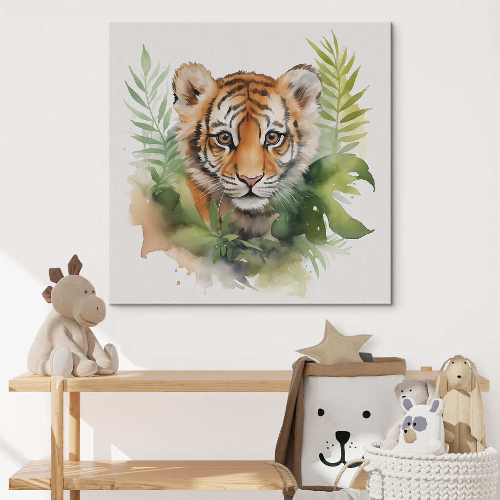 Tiger in the jungle Tiger in the jungle