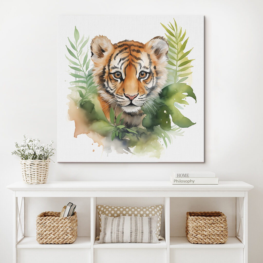 Tiger in the jungle Tiger in the jungle