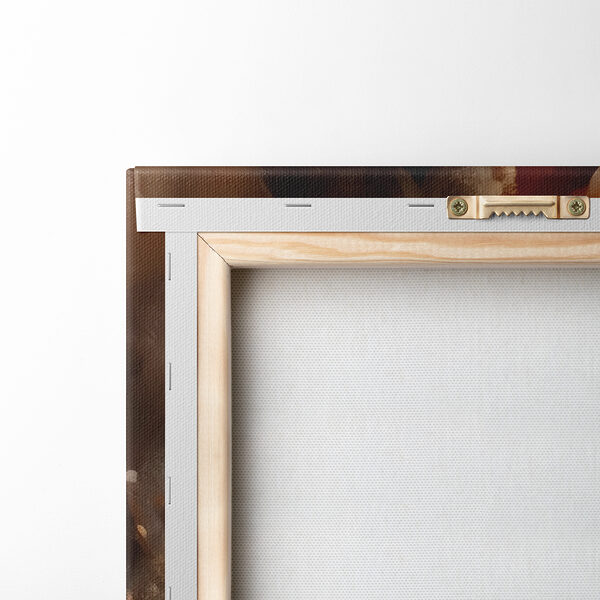 Painting of hands holding a ball of bread