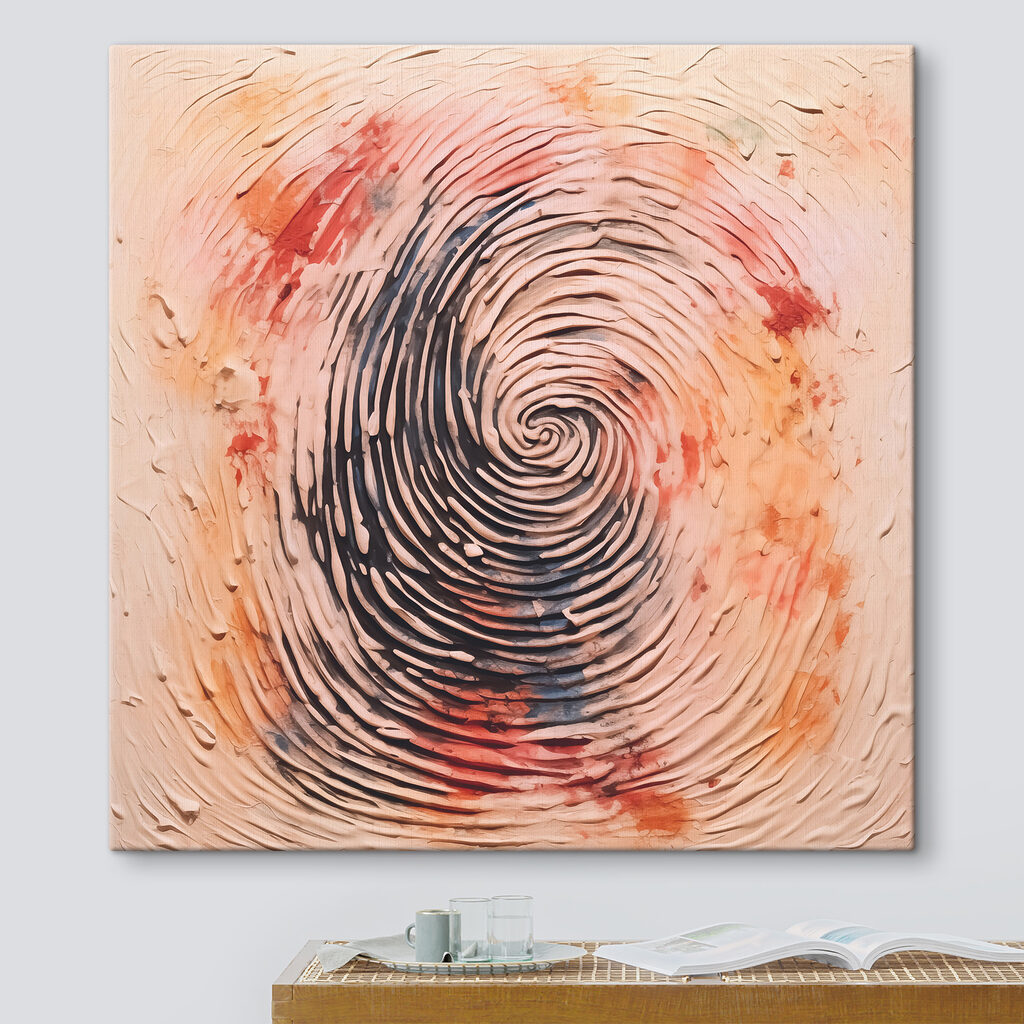 Painting of a spiral Painting of a spiral